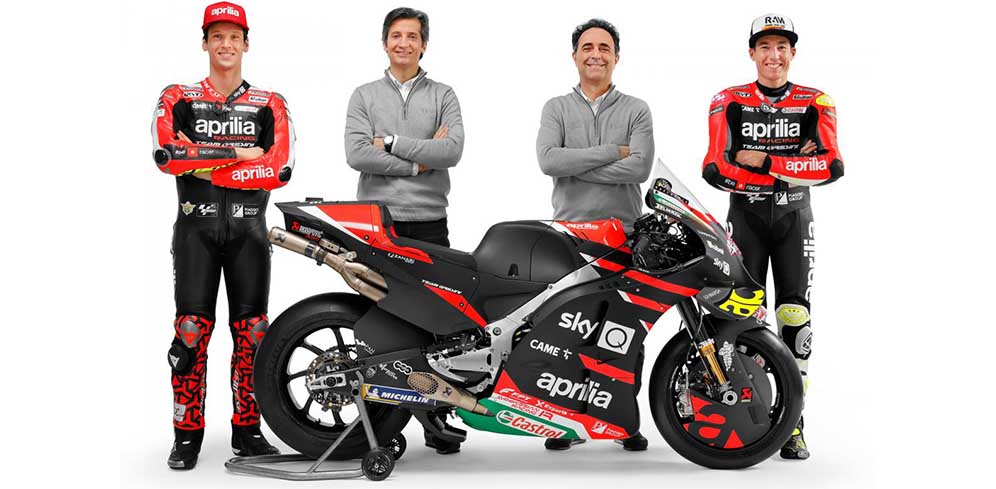 Aprilia Luncurkan RS-GP Bertuliskan Fausto